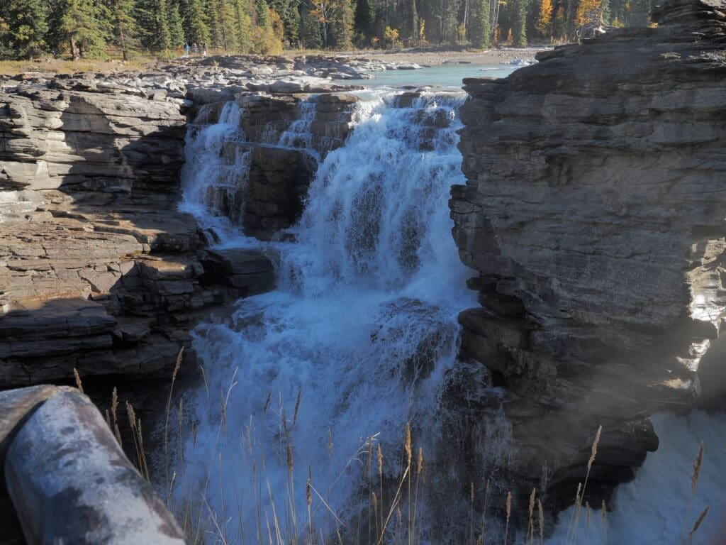 Waterfalls on Athabasca Falls, Rockies
