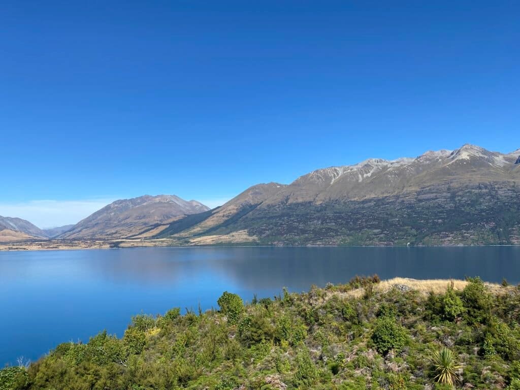 Lookout point to Glenorchy, Queenstown, New Zealand