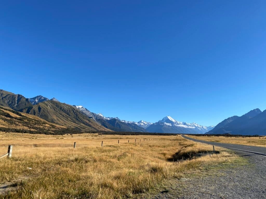 Road to Mt Cook, Mount Cook National Park