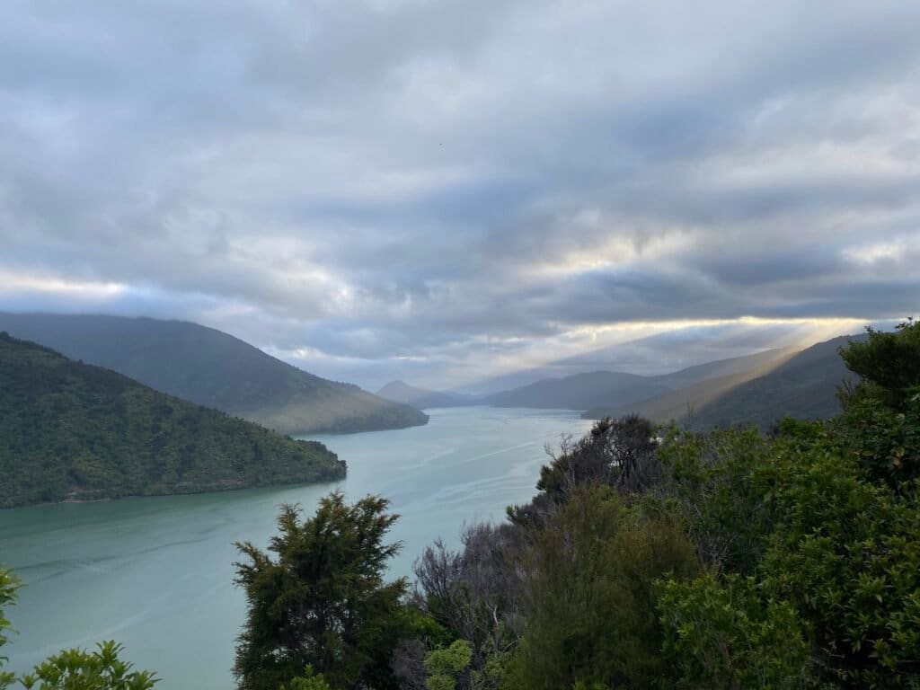 Queen Charlotte Drive lookout point: Cullen Point Lookout