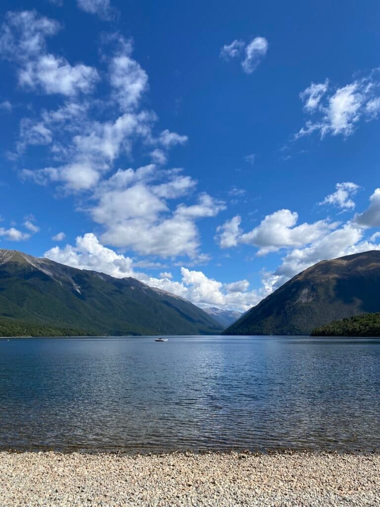 Lake Rotoiti Jetty, Nelson Lakes National Park, New Zealand