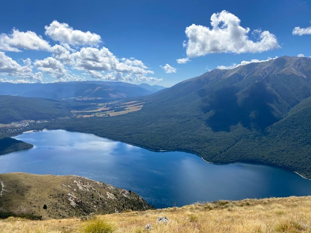 View from descent of Mt Robson, New Zealand