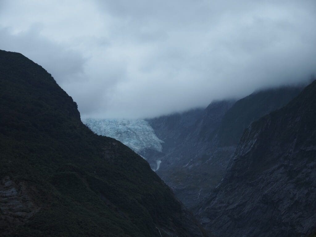 Franz Josef Glacier from Car park, New Zealand