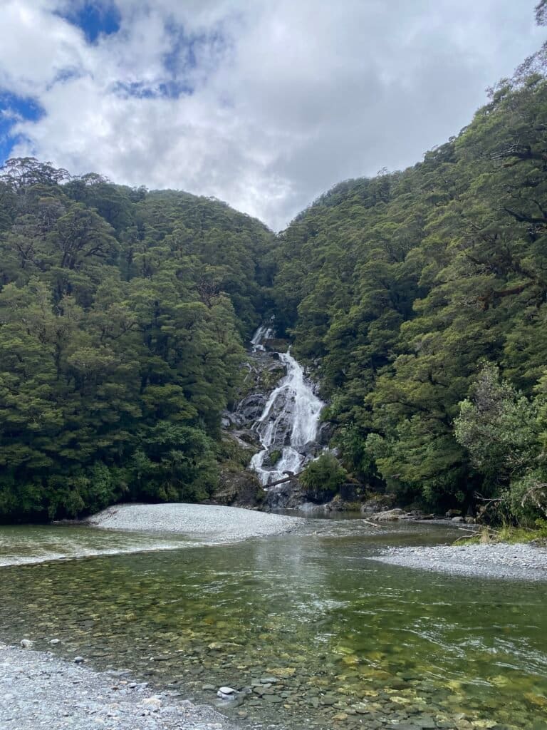 Fantail Falls, Haast, New Zealand
