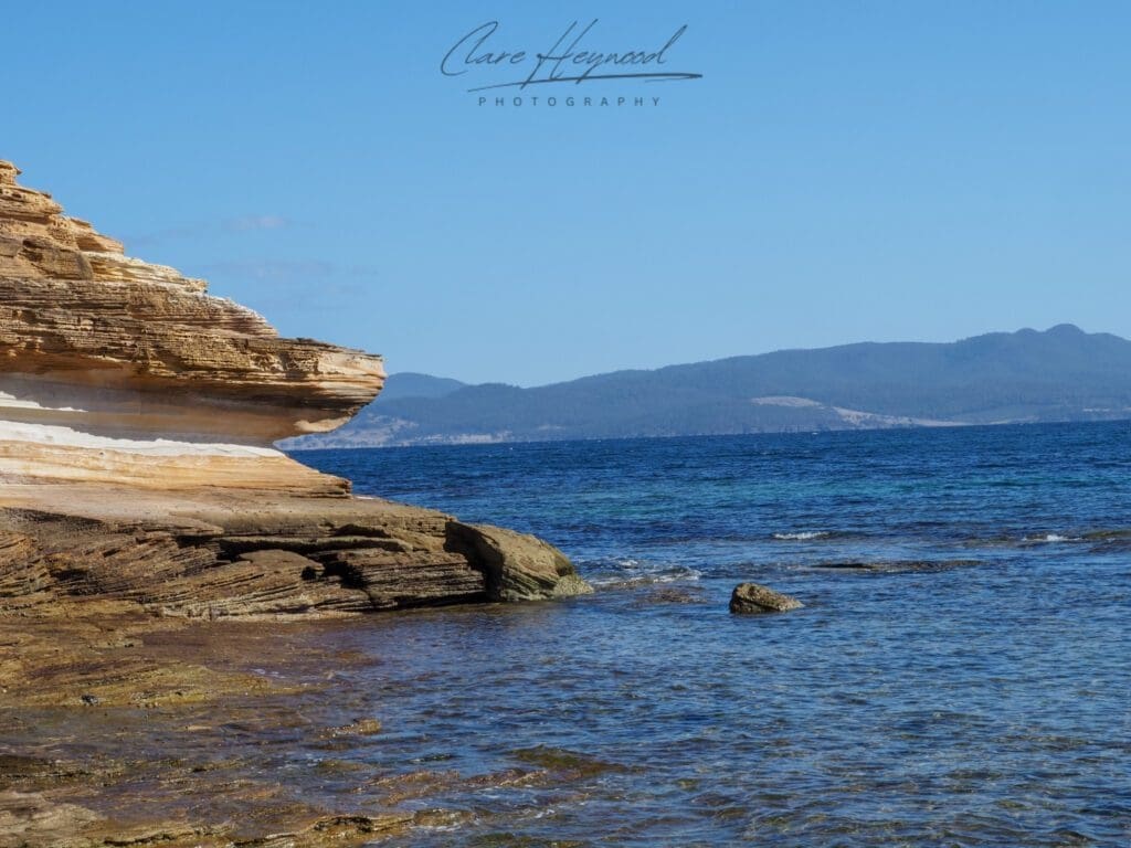 Clare Heywood Photography of Painted Cliffs on Maria Island Tasmania