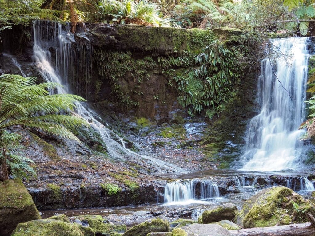 Horseshoe Falls in Mt Field National Park