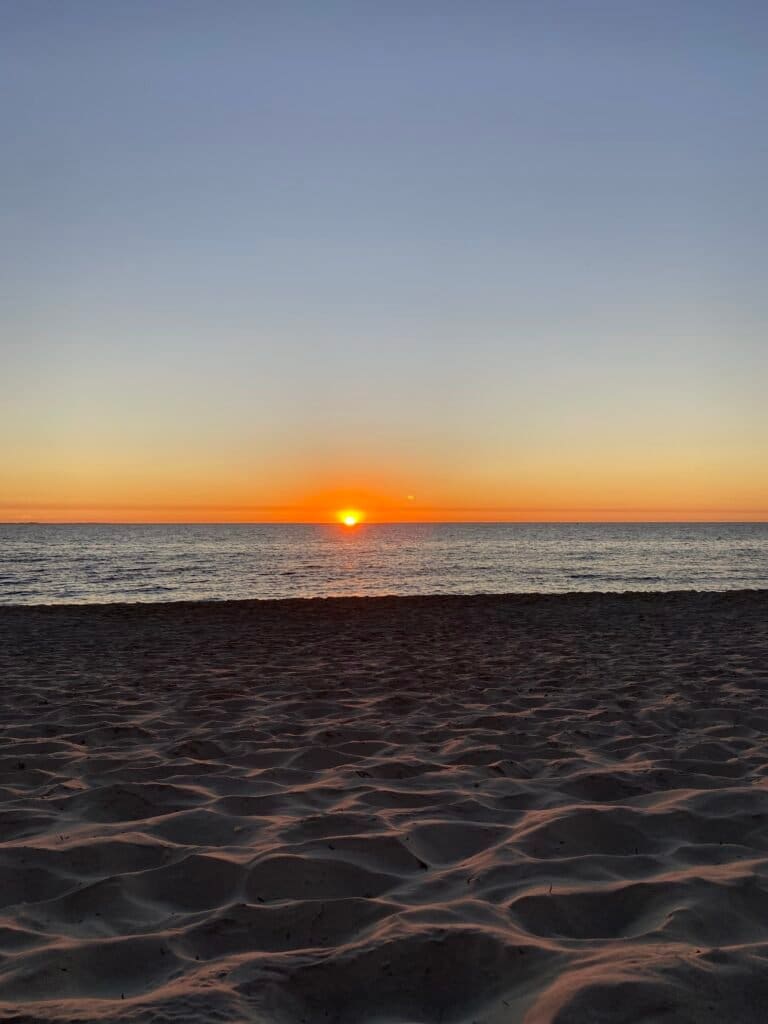 Cottesloe Beach at sunset, Perth, Western Australia