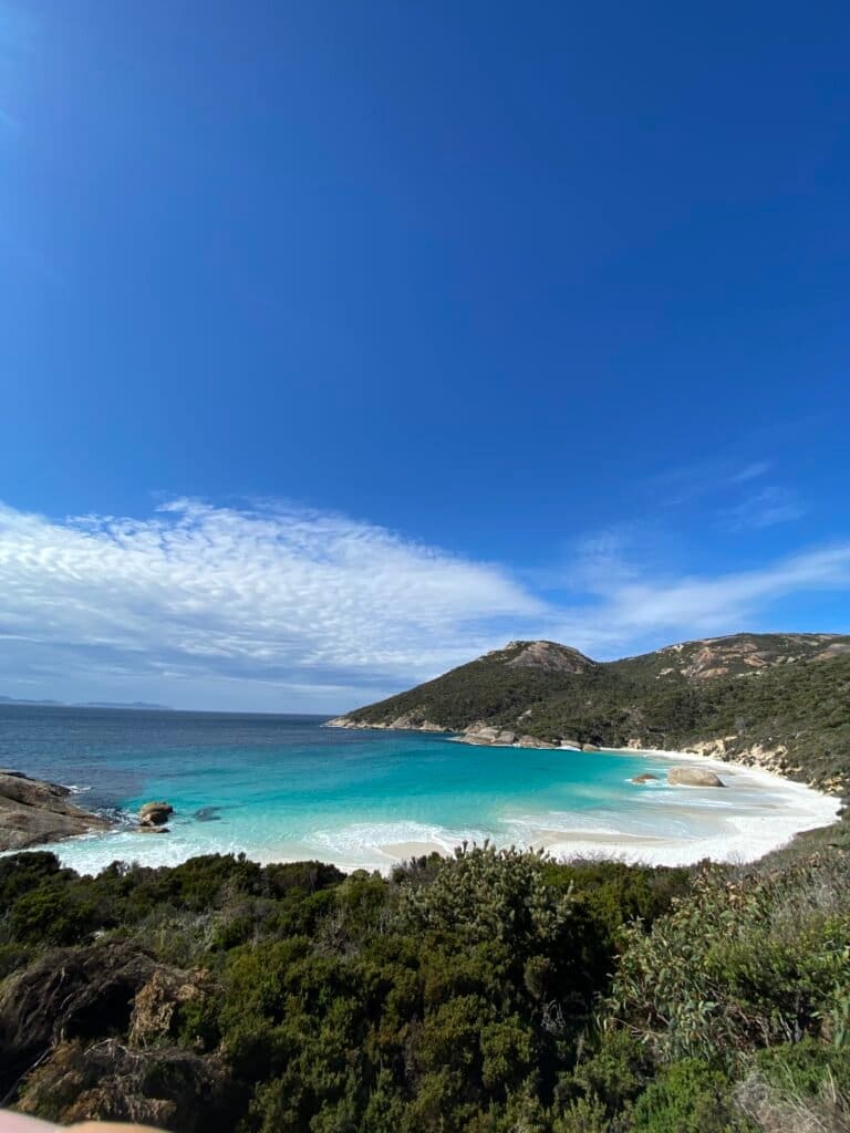 Little Beach Viewpoint from the car park, Albany