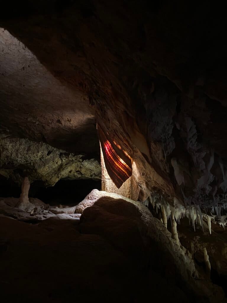 Coloured shawl at Ngilgi Cave, Margaret River