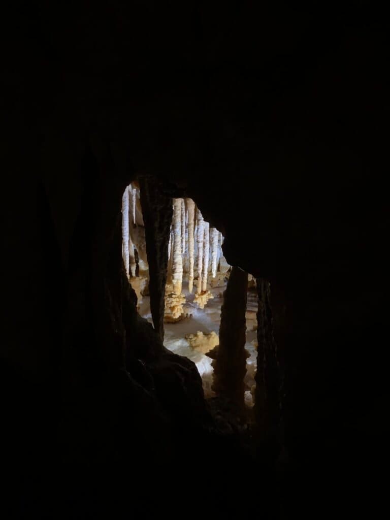 Crystals at Ngilgi Cave, Margaret River