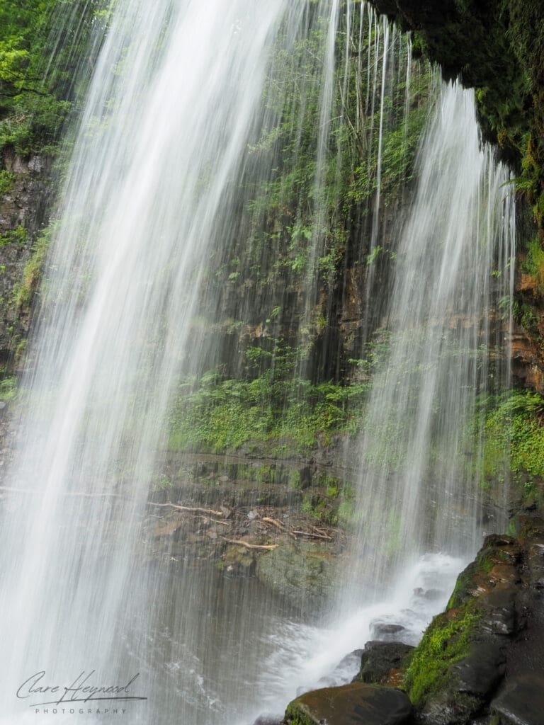Front View of Sgwd Yr Eira Waterfall